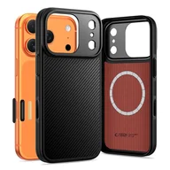 Etui i futerały do telefonów - TECH-PROTECT KEVLAR ARAMID MAGSAFE IPHONE 17 PRO BLACK - miniaturka - grafika 1