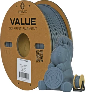 PrimaValue ABS filament for 3D printer, 1.75 mm, dark gray - Filamenty i akcesoria do drukarek 3D - miniaturka - grafika 1