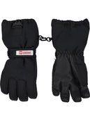 Rękawiczki dla dzieci - Legowear Rękawice narciarskie "Atlin" w kolorze czarnym - miniaturka - grafika 1