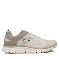 Sneakersy męskie - Sneakersy Skechers Syntac 232398/TPE Beżowy - miniaturka - grafika 1