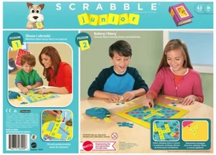 MATTEL - Scrabble Junior - Gry planszowe - miniaturka - grafika 1