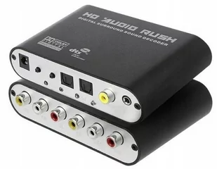 Dekoder Optyczny Toslink Spdif 5.1 Analog Ac3/Dts - Inne akcesoria audio-wideo Dekoder Optyczny Toslink Spdif 5.1 Analog Ac3/Dts - Inne akcesoria audio-wideo - miniaturka - grafika 1