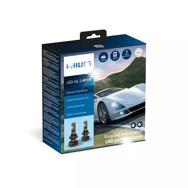 Philips Ultinon Pro9100 żarówka LED Lumileds H11