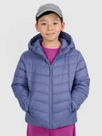 Kurtki i płaszcze dla chłopców - 4F Kurtka puchowa z wypełnieniem syntetycznym chłopięca - granatowa 122 (6-7 lat) - miniaturka - grafika 1