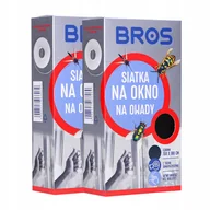Moskitiery - 2x SIATKA MOSKITIERA NA KOMARY OKNO BROS 150x180 - miniaturka - grafika 1