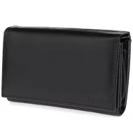 Portfele - Portfel damski skórzany Bellugio czarny - miniaturka - grafika 1