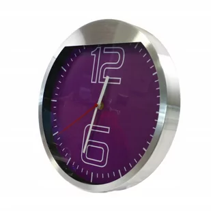 Cichy Zegar Ścienny Aluminiowy 30Cm Różne Kolory - Zegary - miniaturka - grafika 1