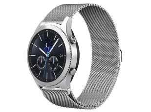 Bransoleta Milanese pasek Alogy stal nierdzewna do smartwatcha 22mm Srebrny - Akcesoria do smartwatchy - miniaturka - grafika 2