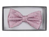 Krawaty i muchy męskie - ŻAKARDOWA Muszka + Pudełko Mucha Ślubna GREG mz11 - miniaturka - grafika 1