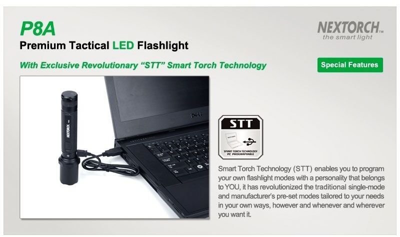 Nextorch Latarka P8A 660 Lumens LED