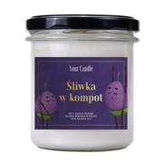 Świece - Your Candle - Świeca zapachowa sojowa Śliwka w kompot 300 ml - miniaturka - grafika 1