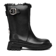 Botki damskie - Botki Badura EO-CECILIA-2521-86-1 Czarny - miniaturka - grafika 1