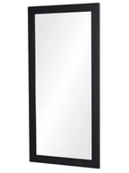 Lustra - Lustro Profilmat w ramie CZARNEJ 140x80 PREMIUM - miniaturka - grafika 1