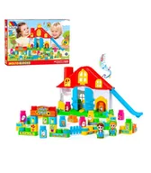 Klocki - MOLTO KLOCKI FARMA 30 SZT + NAKLEJKI SAMOPRZYLEPNE - miniaturka - grafika 1