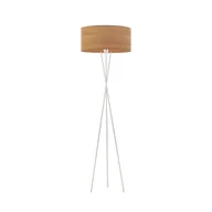 Lampy stojące - Srebrna lampa podłogowa na trójnogu PARYŻ ECO - miniaturka - grafika 1
