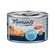 Mokra karma dla kotów - MOMENTS Adult Tuńczyk i kurczak z serem 6x140 g - miniaturka - grafika 1