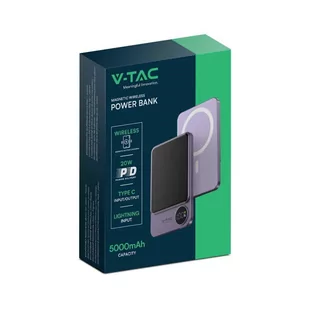 Power V-TAC SKU7851 VT-50005-P - Powerbanki - miniaturka - grafika 3