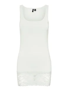 Vero Moda Top w kolorze białym - Koszulki i topy damskie - miniaturka - grafika 1