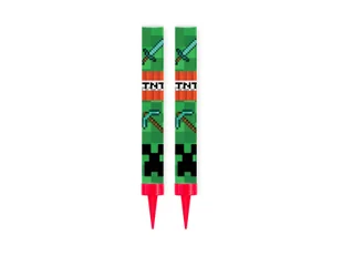 Fontanna tortowa Piksele - 12 cm - 2 szt. - Ciasta i półprodukty do ciast - miniaturka - grafika 1