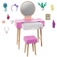 Akcesoria dla lalek - Barbie HJV35 akcesorium dla lalek Zestaw mebli dla lalek - miniaturka - grafika 1