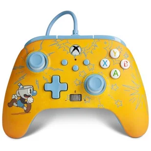 PowerA XS Pad przewodowy Enhanced Cuphead Mugman - Kontrolery gier na PC - miniaturka - grafika 1