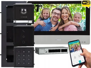 Zestaw modułowy jednorodzinny wideodomofon IP Vidos ONE M2020 A2000G/D/LCD FullHD IPS Szyfrator Natynkowy - Wideodomofony - miniaturka - grafika 29