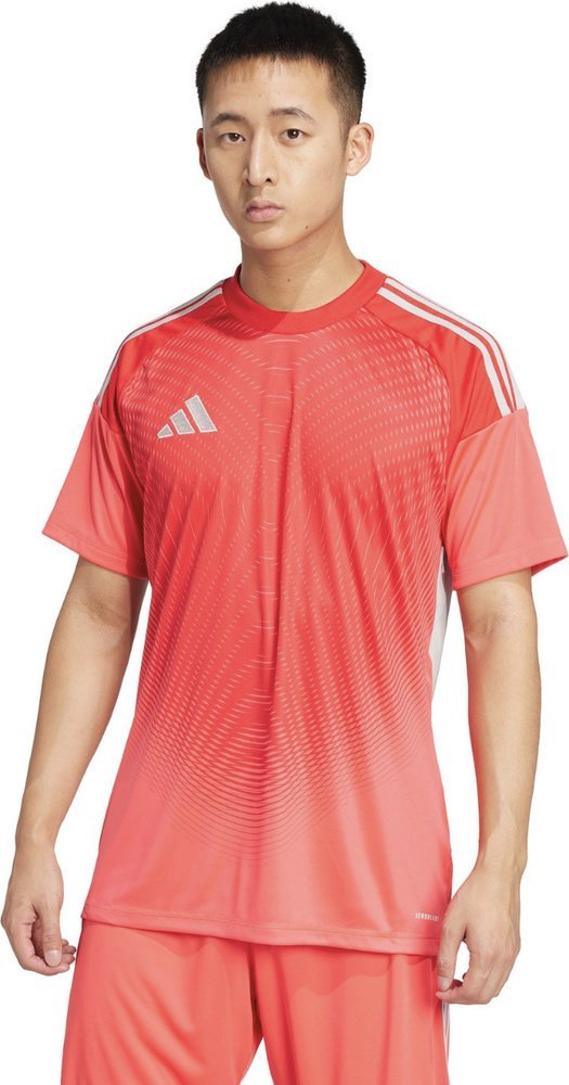 Adidas Koszulka bramkarska męska Tiro 25 Competition Jersey Short Sleeve czerwona JI9717 M