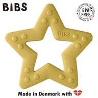 Gryzaki dla dzieci - Bibs Baby Bitie Star Mustard Gryzak Dla Niemowlaka - miniaturka - grafika 1