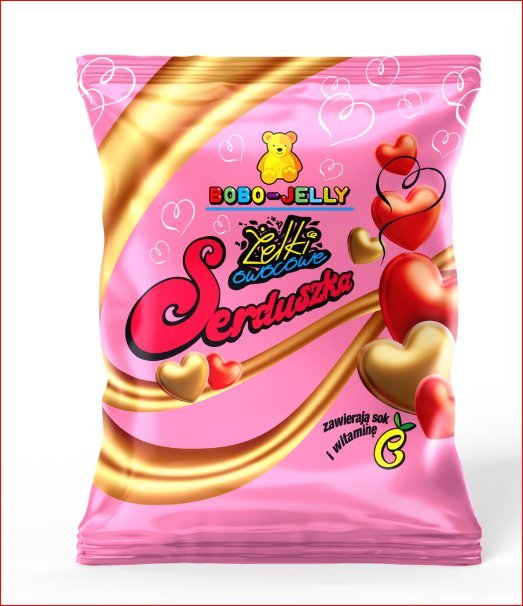 CYMES ŻELKI 80G SERDUSZKA
