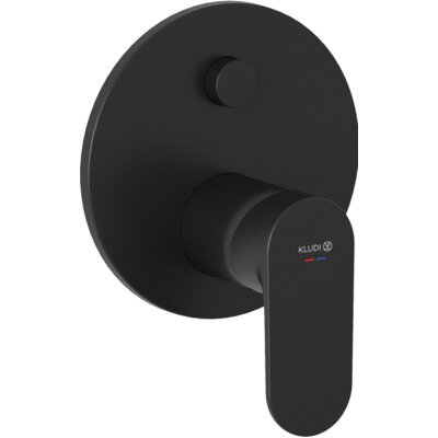 KLUDI Bateria wannowa podtynkowa X1 327593975 Czarny mat