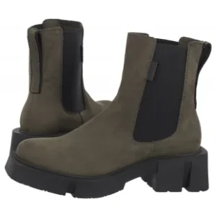 Botki Oliwkowe 23541 9 (NE339-c) Nessi - Botki damskie - miniaturka - grafika 1