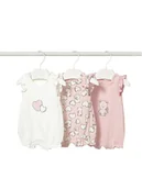Rampersy - Mayoral Komplet romperów 1731 Różowy Regular Fit - miniaturka - grafika 1