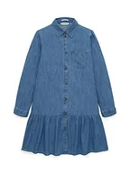 Sukienki - TOM TAILOR Dziewczęta sukienka 1035169, 10110 - Blue Denim, 158 - miniaturka - grafika 1