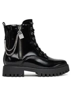 Botki damskie - Guess Botki FLTFRO ELE10 Czarny - miniaturka - grafika 1