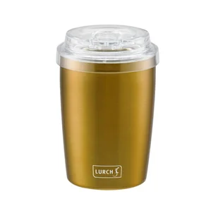 Lurch termiczny kubek do kawy stal nierdzewna 0,3 l złoty LU-00240955 - Kubki termiczne - miniaturka - grafika 1