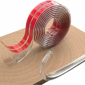 Zabezpieczenia dla dzieci - 10MM×5M Przezroczysty ochraniacz na narożnik stołu dla dziecka, ochrona narożników i krawędzi, nietoksyczny, bezwonny, samoprzylepny pasek bezpieczeńs - miniaturka - grafika 1