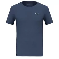 Koszulki męskie - Salewa Eagle Minilogo Merino T-Shirt męski, niebieski, M - miniaturka - grafika 1