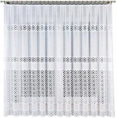Firany - Adrianna Firana Żakardowa Wzór 018869 Wys. 180Cm, Kolor Biały (Na Metry) - miniaturka - grafika 1