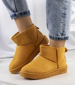 Botki damskie - Brązowe śniegowce damskie Big Star KK274289-802-39 - miniaturka - grafika 1