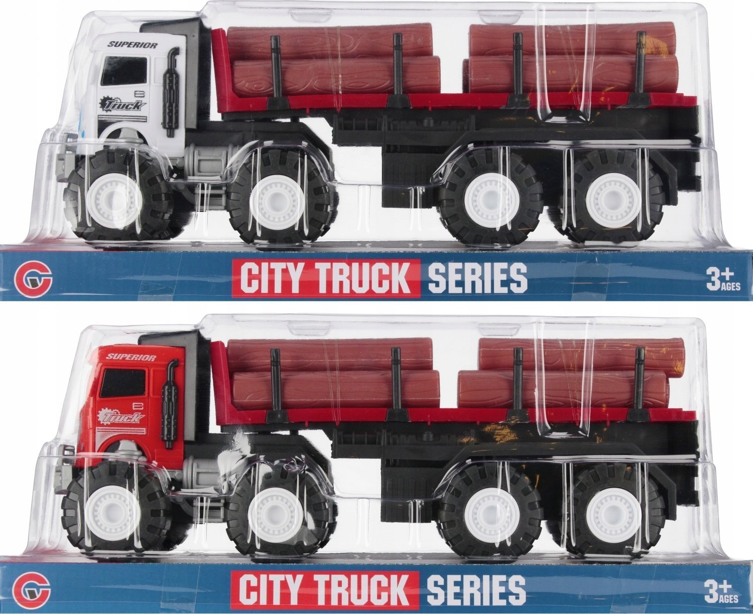 Mega Creative AUTO CIEZAR TRANSP P/B AKC 37X15X13 MIX2 MC24/48