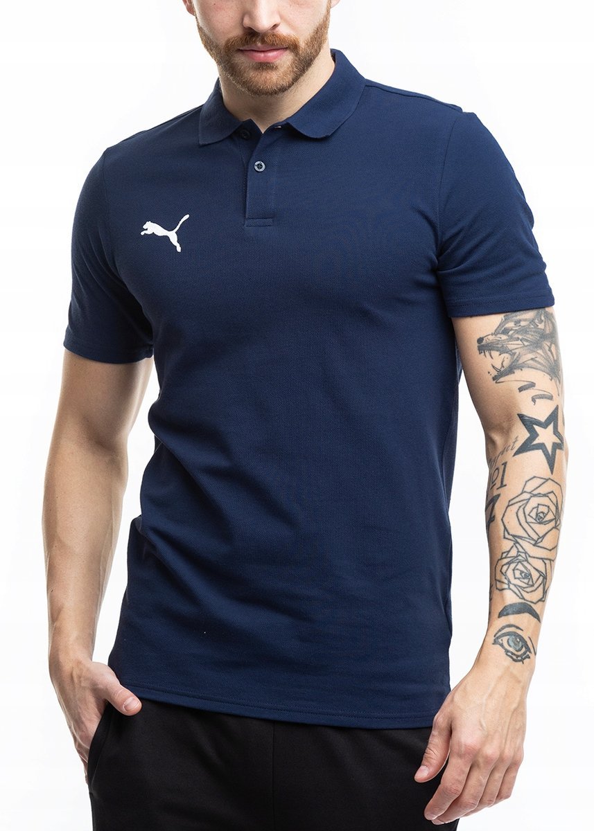 PUMA koszulka męska t-shirt polo sportowa polówka Team Goal roz.M