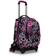 Plecaki - Siedem Wózek Szkoła Rozłączany Jack 3 Koła, Fuksja, CHULKY, Potrójne Zastosowanie, Plecak Z Wózek Wyłączany Z Kieszeniem Wewnętrznym Bagażnikiem, Plecaki i Wózek, Szkoła i Wypoczynek, Dziewczyny i - miniaturka - grafika 1