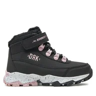 Buty dla dziewczynek - Trzewiki Dorko Everest K DS24F51K Czarny - miniaturka - grafika 1