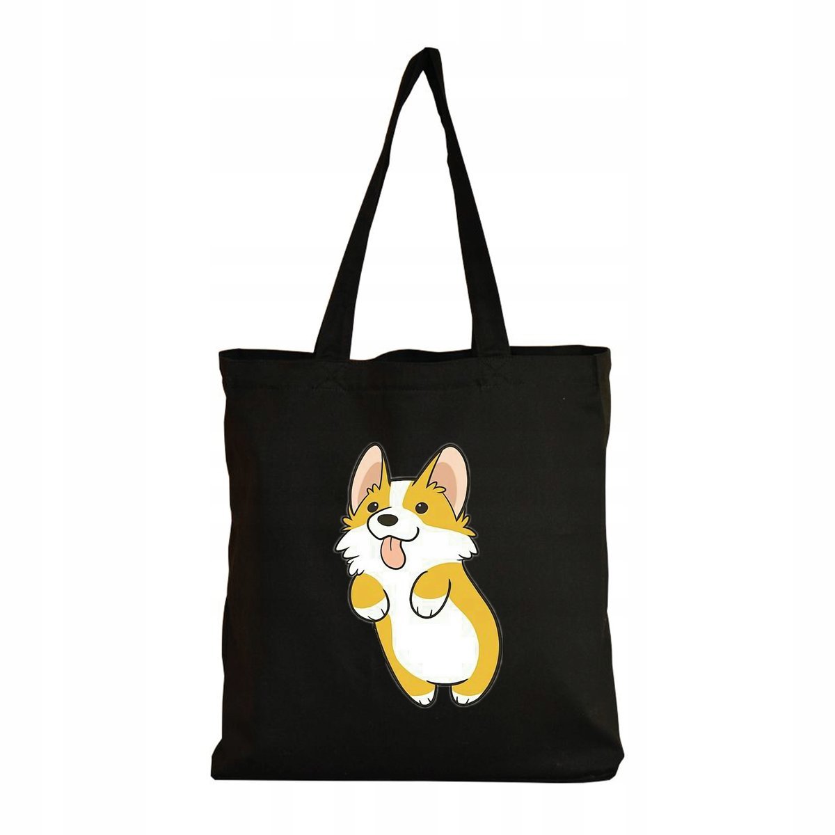 Eko Torba na ramię Zakupy Shopper Torebka Bawełniana Eco Akita Shiba Pies 4