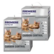 Żwirek dla kotów - PREMIERE Multi-Cat Żwirek zbrylający 2x10 l - miniaturka - grafika 1