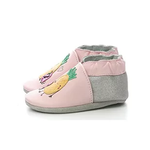 Robeez Niemowlęce Holidays Fruits kapcie, - Srebrna róża - 17 EU - Kapcie damskie - miniaturka - grafika 1