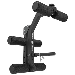 Zestaw MS36_2.0_83KG | Dwustronnie regulowana ławka treningowa + stojaki bramowe + modlitewnik + prasa + wyciąg + zestaw gryfów i obciążeń 83 kg - Marbo Sport - Ławki treningowe - miniaturka - grafika 5