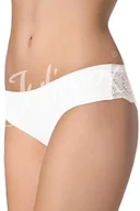 Majtki damskie - Figi Tanga Panty Białe (Rozmiar S) - miniaturka - grafika 1