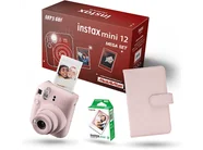 FUJIFILM Instax mini 12 Mega Set ( Album + wkłady) Różowy