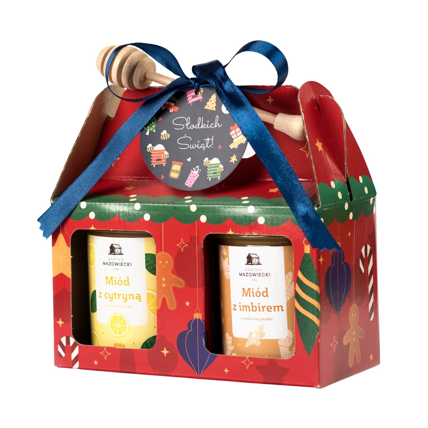 Bartnik Mazowiecki Zestaw: Miód z cytryną + Miód z imbirem